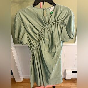 asos brand unique dress Seagram green. Size 4 NWT